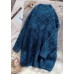 Fashion o neck thick Sweater weather plus size green Fuzzy knit dress