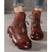 2021 Leather Ankle Boots In Brown