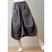 Stylish solid lantern Cotton Linen Skirts Summer