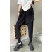 Boho asymmetrical design Harem Harem Cotton  Pants