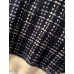 Vintage black plaid clothes For Women o neck patchwork oversize knitwear